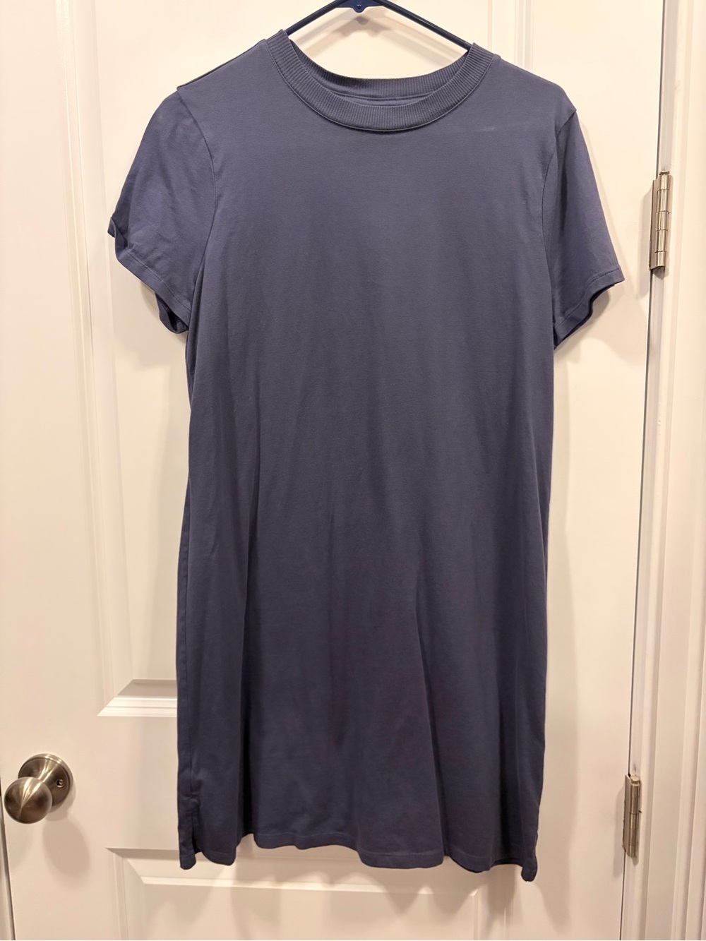 Old Navy Slate Blue Short Sleeve Mini Dress